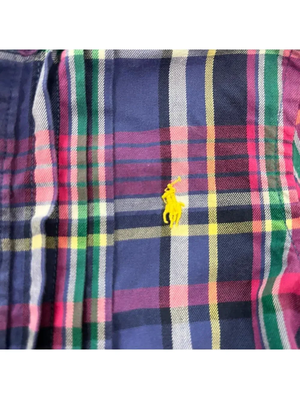 Polo Ralph Lauren Girl's Youth Plaid Tunic Top size 5